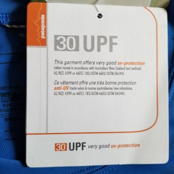 Patagonia Women’s Short Sleeve Crew Neck Fore Runner Shirt Blue - Picture 10 of 14